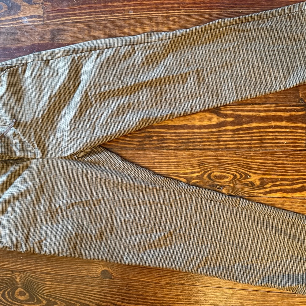 Old Navy houndstooth Brown Chinos Straight Leg